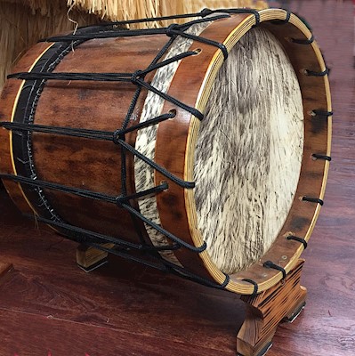 Pahu (Tahitian Bass drum)                                                  