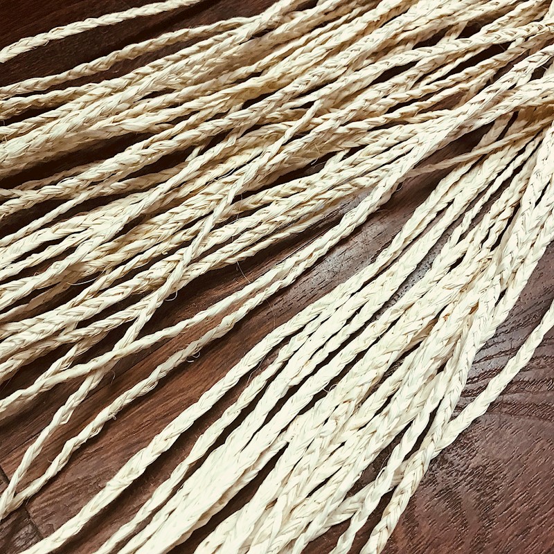 Raffia Braided Rope, Small Details - Aloha Hula Supply