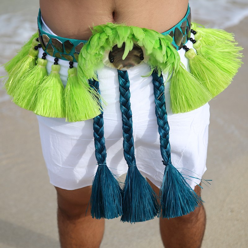 Hula Skirt Velcro Fastening Fancy Dress Costume Accessory,Hawaiian Hula Ski...