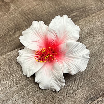 Foam Hibiscus Pick Details - Aloha Hula Supply