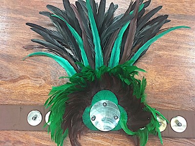 Ali'i Tane Hei w/ Black Rooster Feathers                                   